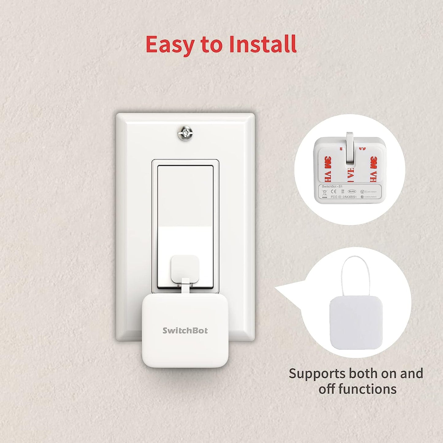 Smart Switch Button Pusher - Bluetooth Automatic Light Switch, Timer and APP Control.