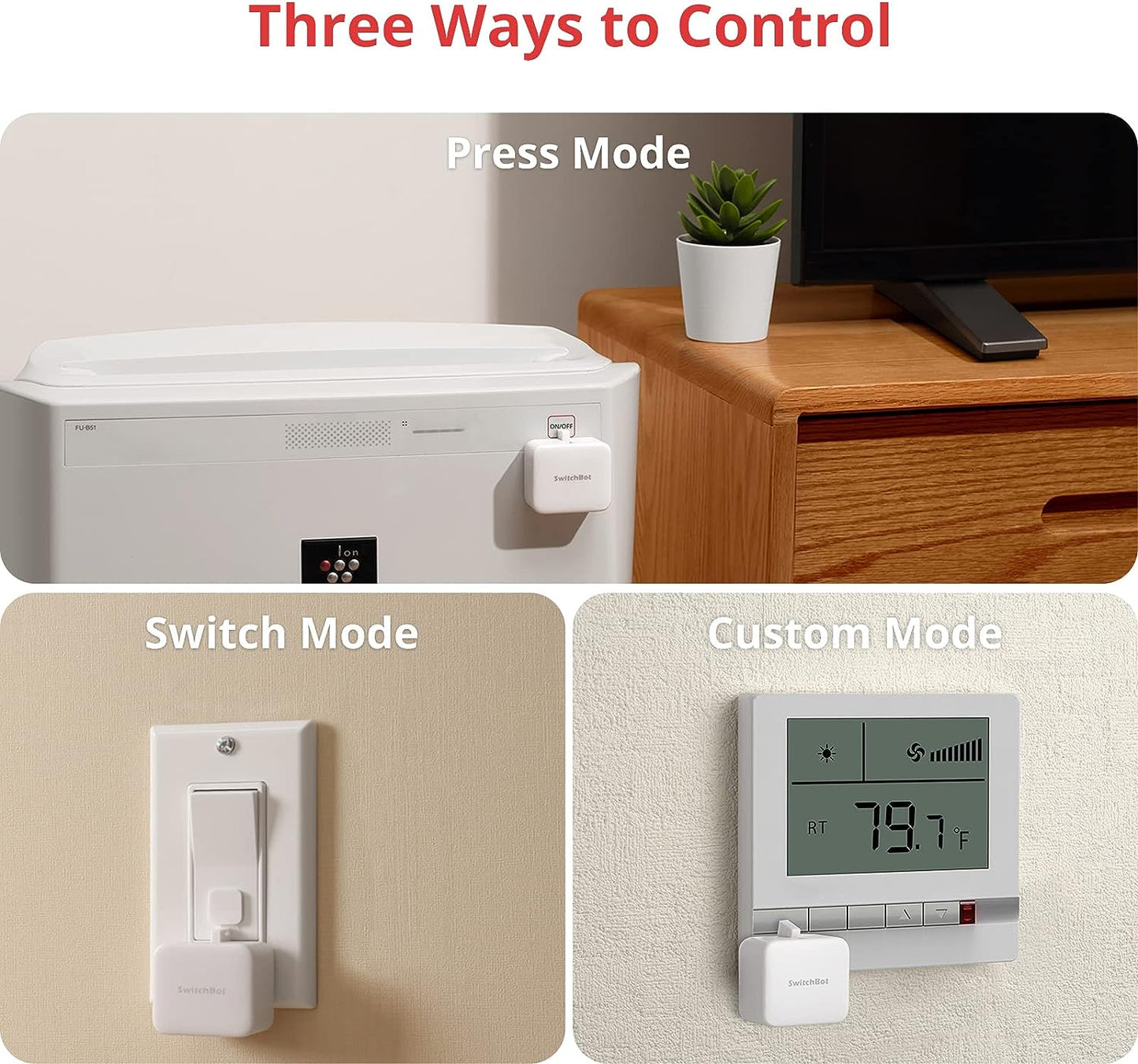 Smart Switch Button Pusher - Bluetooth Automatic Light Switch, Timer and APP Control.